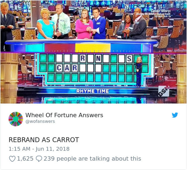 The Only Correct Answers To “Wheel Of Fortune” (38 pics)