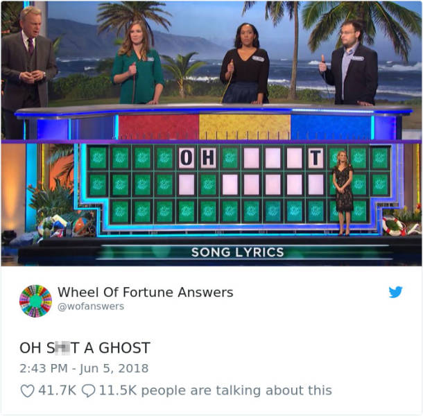 The Only Correct Answers To “Wheel Of Fortune” (38 pics)