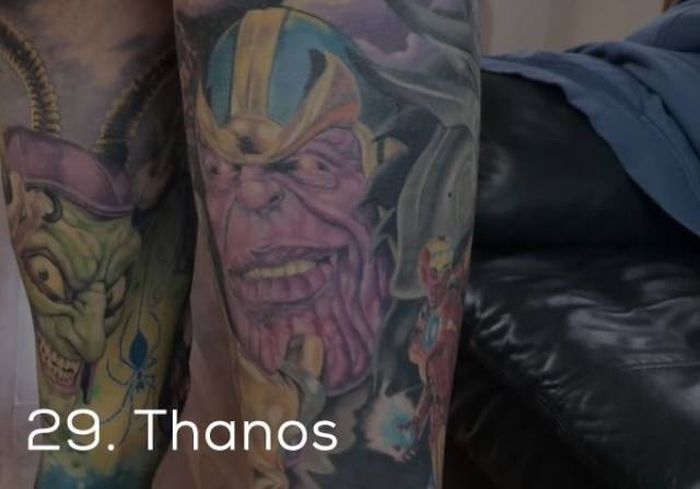 This Guy Got A Guinness Record For The Most Marvel Tattoos (35 pics)