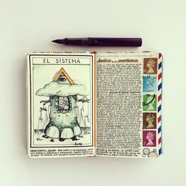 This Artist Keeps the Most Beautiful Sketchbooks I Have Ever Seen (15 pics)