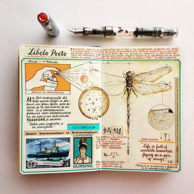 This Artist Keeps the Most Beautiful Sketchbooks I Have Ever Seen (15 pics)