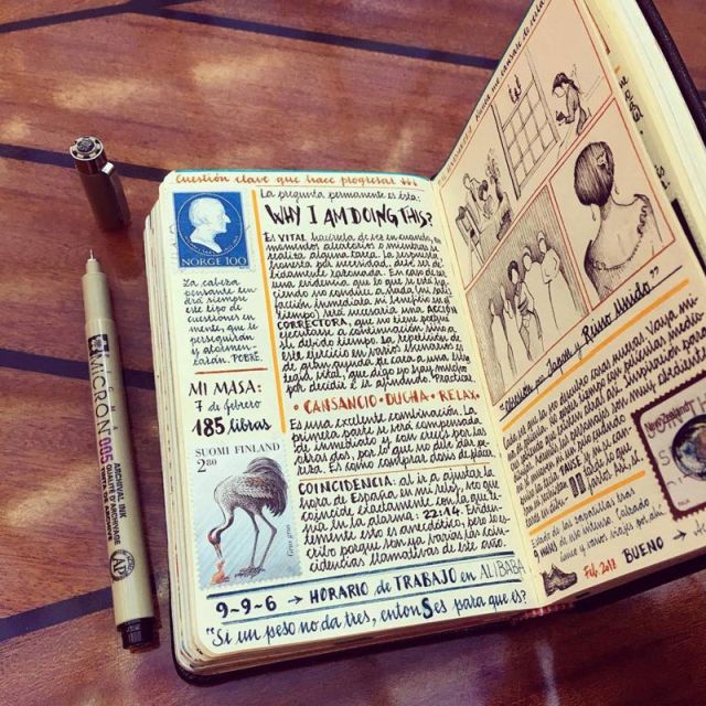 This Artist Keeps the Most Beautiful Sketchbooks I Have Ever Seen (15 pics)