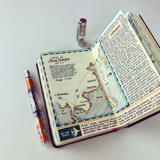 This Artist Keeps the Most Beautiful Sketchbooks I Have Ever Seen (15 pics)
