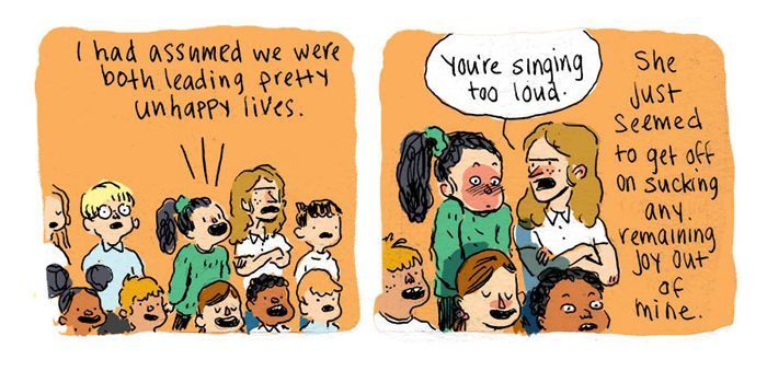 Artist Searches For Her Childhood Bully On Facebook, Doesn’t Expect To Find This (24 pics)