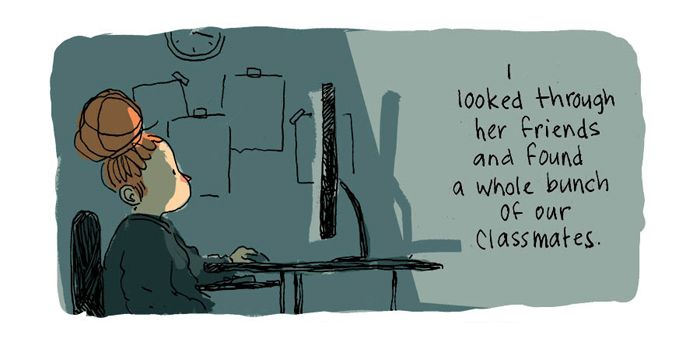Artist Searches For Her Childhood Bully On Facebook, Doesn’t Expect To Find This (24 pics)
