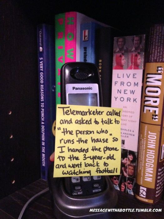 Funny Post-It Notes From A Stay-at-home Dad (38 pics)