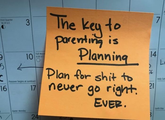 Funny Post-It Notes From A Stay-at-home Dad (38 pics)