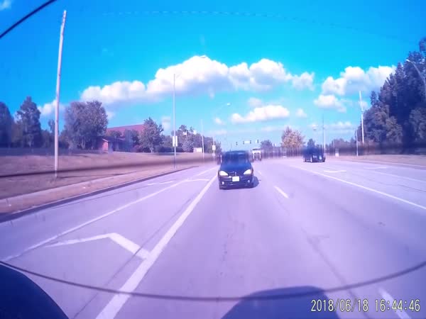 Car Accident Dash Cam Distracted Driver Rear Ends Car