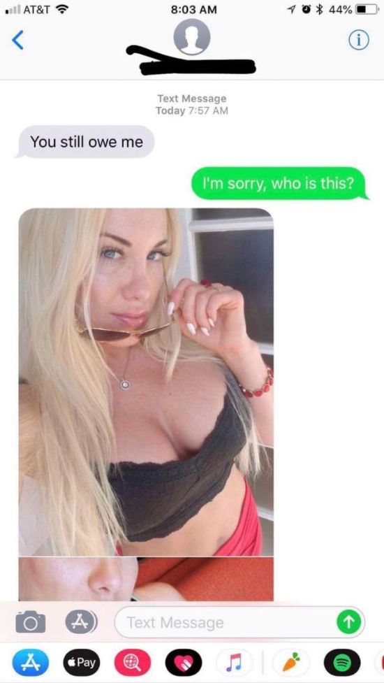 Girl Looking For Sugar Daddy Texts Wrong Number (5 pics)