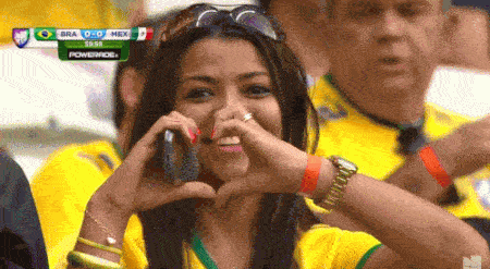 Cute World Cup Fans (18 gifs)