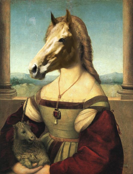 Classic Paintings With Animals Added (22 pics)