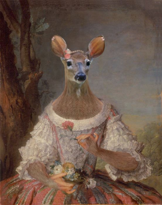 Classic Paintings With Animals Added (22 pics)