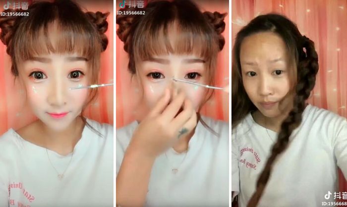 Girls Remove Their Makeup (21 pics)