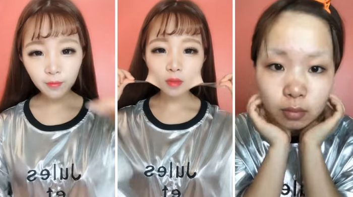Girls Remove Their Makeup (21 pics)