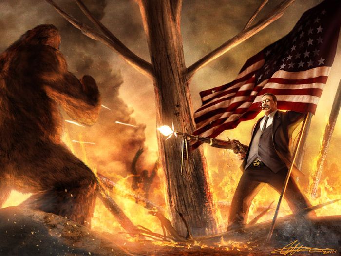 Badass Presidential Portraits (19 pics)
