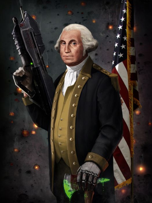 Badass Presidential Portraits (19 pics)