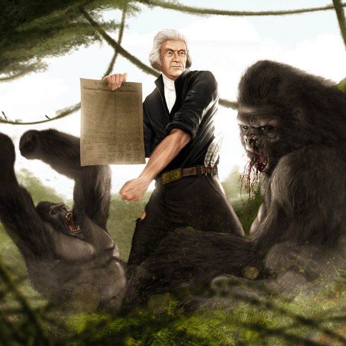 Badass Presidential Portraits (19 pics)