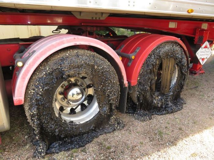 Recent Roadworks In Australia Spelt Disaster For A Number Of Vehicles (9 pics)