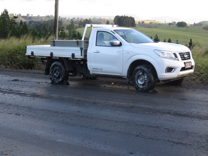 Recent Roadworks In Australia Spelt Disaster For A Number Of Vehicles (9 pics)