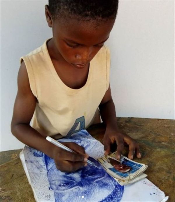 11-Year-Old Kid From Nigeria Creates Hyperrealistic Drawings (17 pics)