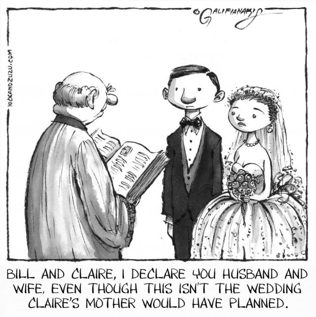 Funny Wedding Cartoons 15 Pics