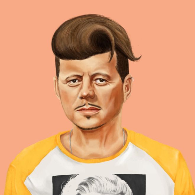 Iconic Leaders Reimagined as Hipsters (19 pics)