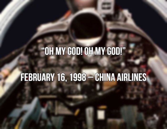 Last Words Spoken By Pilots Before Crashing (20 pics)