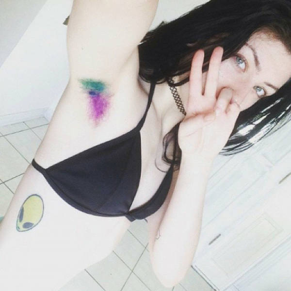 Dyed Armpits Is The New Craziness Of Instagram (19 pics)