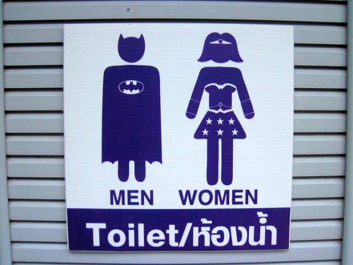 Funny Bathroom Signs (28 pics)