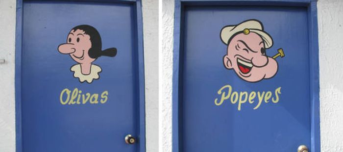 Funny Bathroom Signs (28 pics)