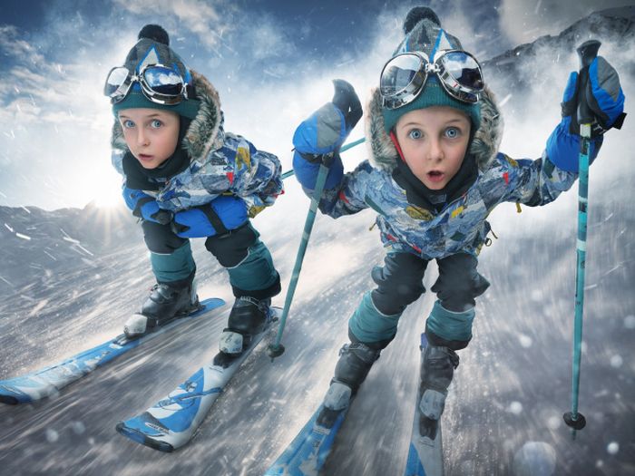 Dad Photoshops His Kids Into Funny Situations (20 pics)