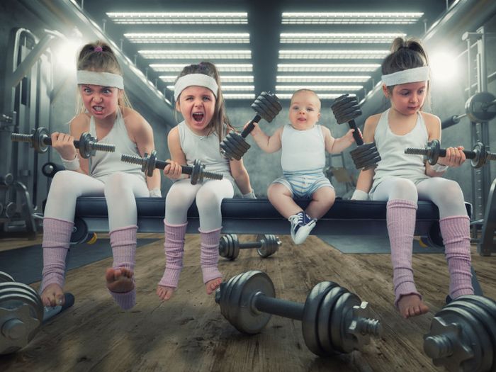 Dad Photoshops His Kids Into Funny Situations (20 pics)