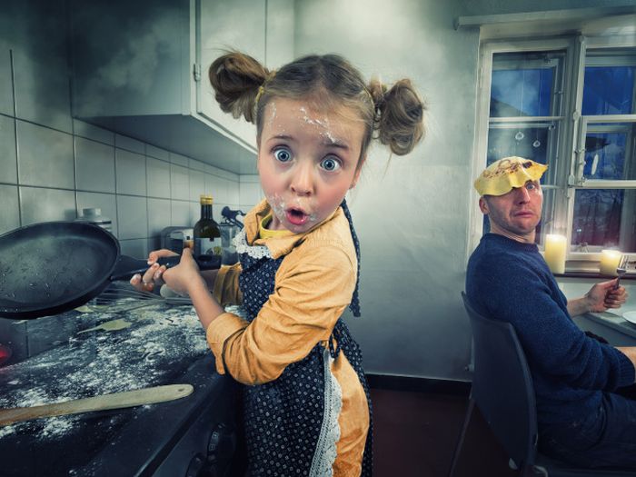 Dad Photoshops His Kids Into Funny Situations (20 pics)