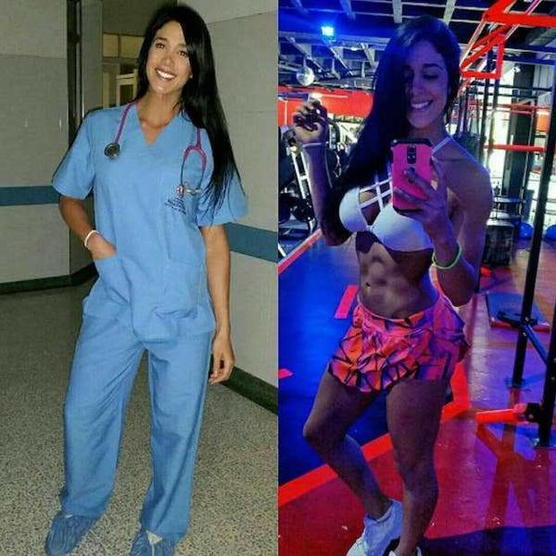 Girls With And Without Uniforms (26 pics)