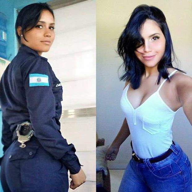 Girls With And Without Uniforms (26 pics)