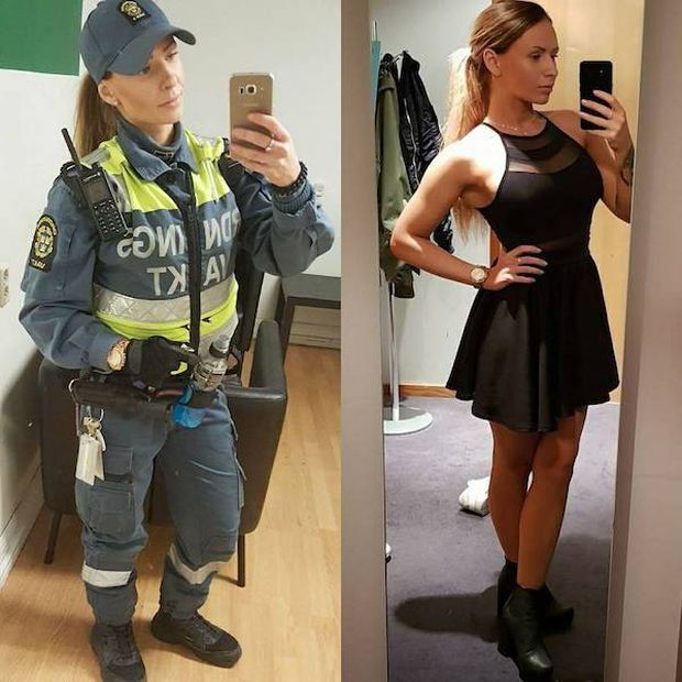 Girls With And Without Uniforms (26 pics)