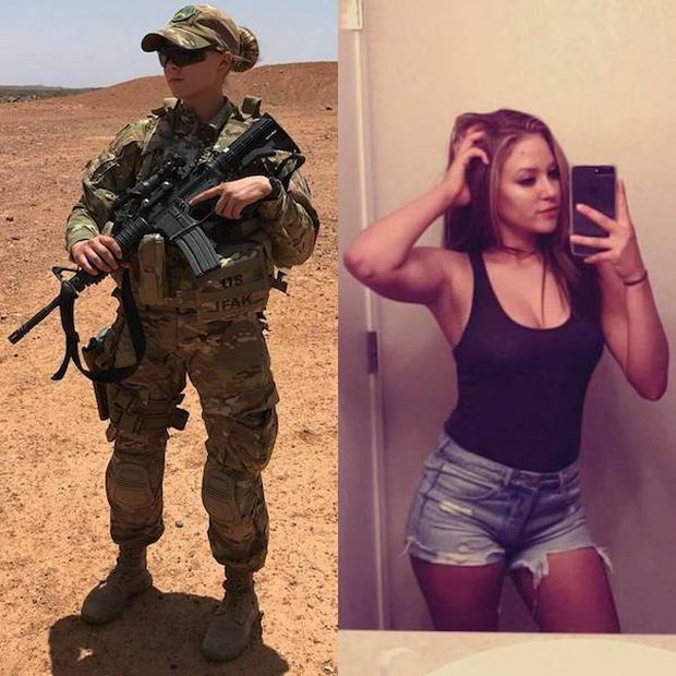 Girls With And Without Uniforms (26 pics)