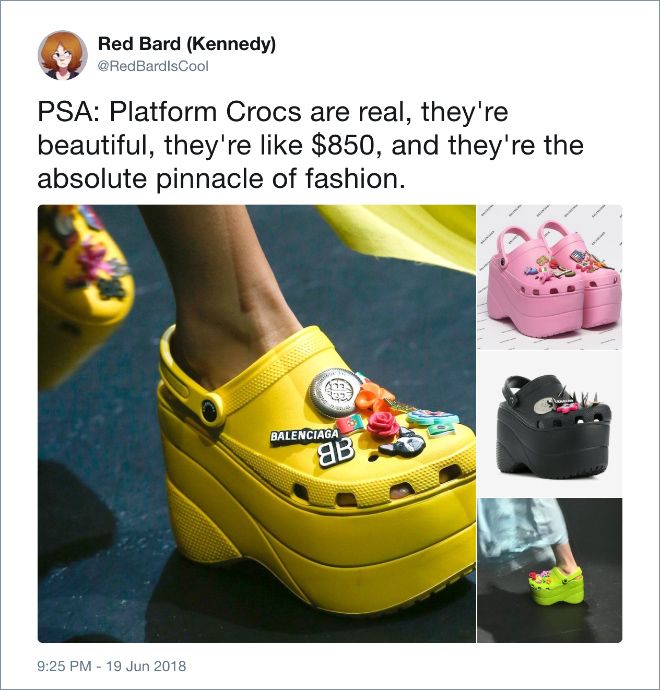 Platform Crocs Is A New Trend (11 pics)