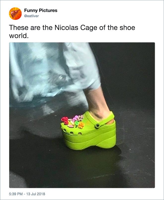 Platform Crocs Is A New Trend (11 pics)