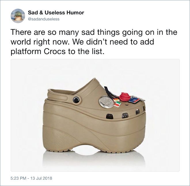Platform Crocs Is A New Trend (11 pics)