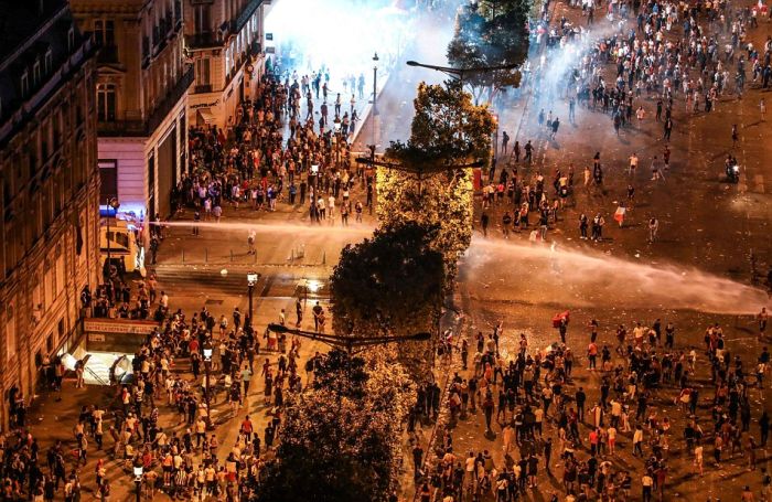 French Fans Start Riots After France Wins World Cup (25 pics)