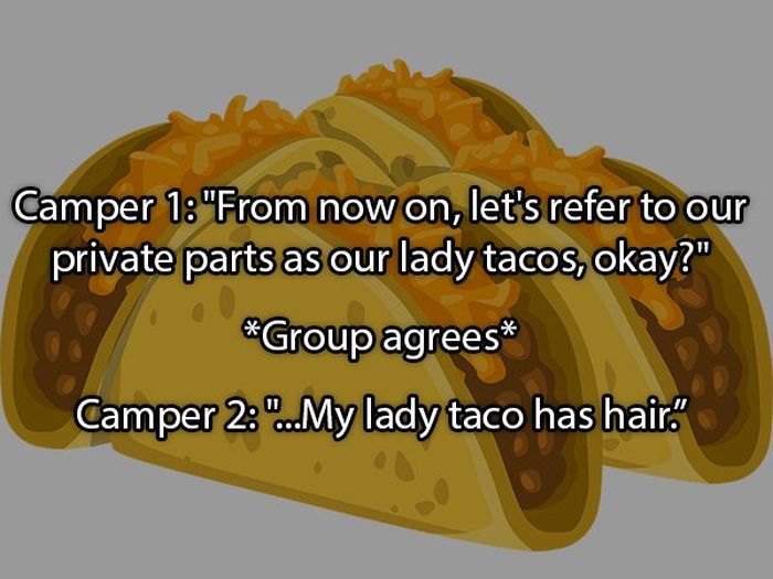 Crazy Things People Overheard At Summer Camp (18 pics)