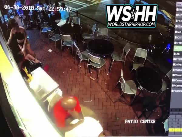 Waitress Takes Pervert Down For Grabbing Her Azz