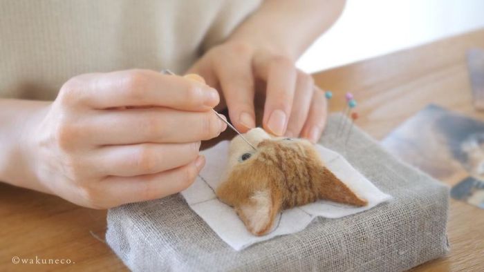 Artist From Japan Makes Hyper Realistic Cat Portraits From Wool (18 pics)