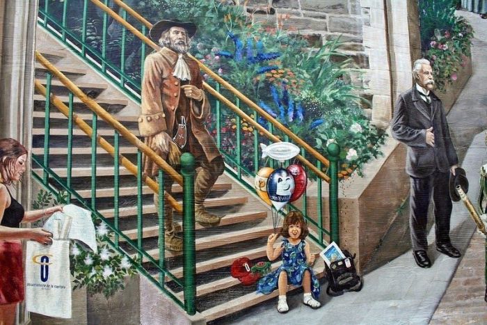 Beautiful Murals On The Streets Of Quebec (11 pics)