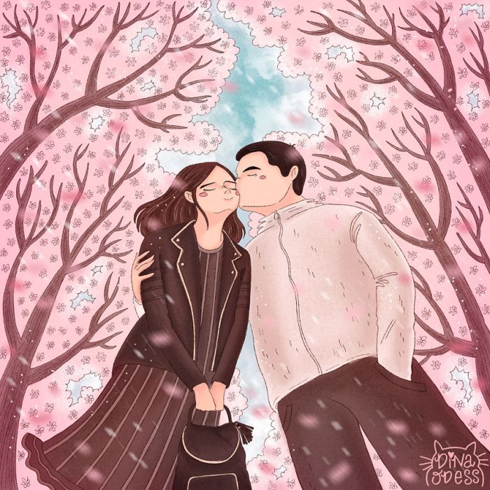 Joys Of Couple’s Life In Heartwarming Illustrations (15 pics)