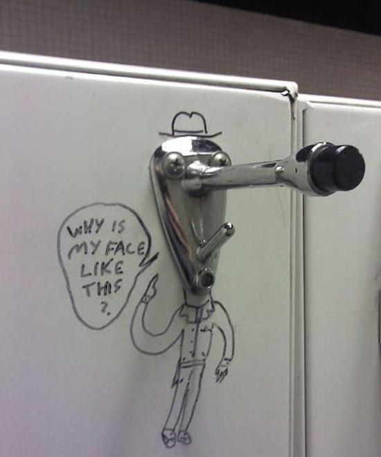 Funny Public Bathroom Graffiti (18 pics)