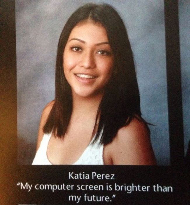 Funny Yearbook Quotes  26 pics 