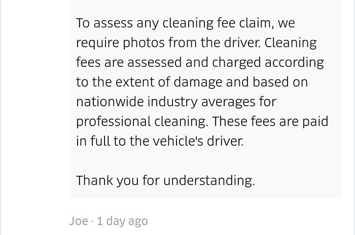 Uber Scams A Rider For $157 Cleaning Fee (29 pics)