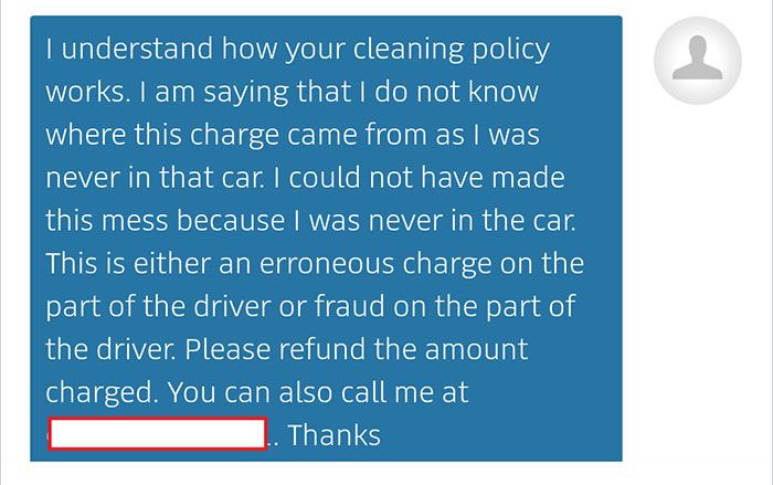 Uber Scams A Rider For $157 Cleaning Fee (29 pics)